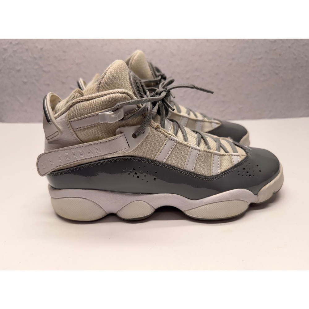 Jordan 6 Rings Cool Grey GS Big Kids Shoes 323419-121 Size 6.5Y